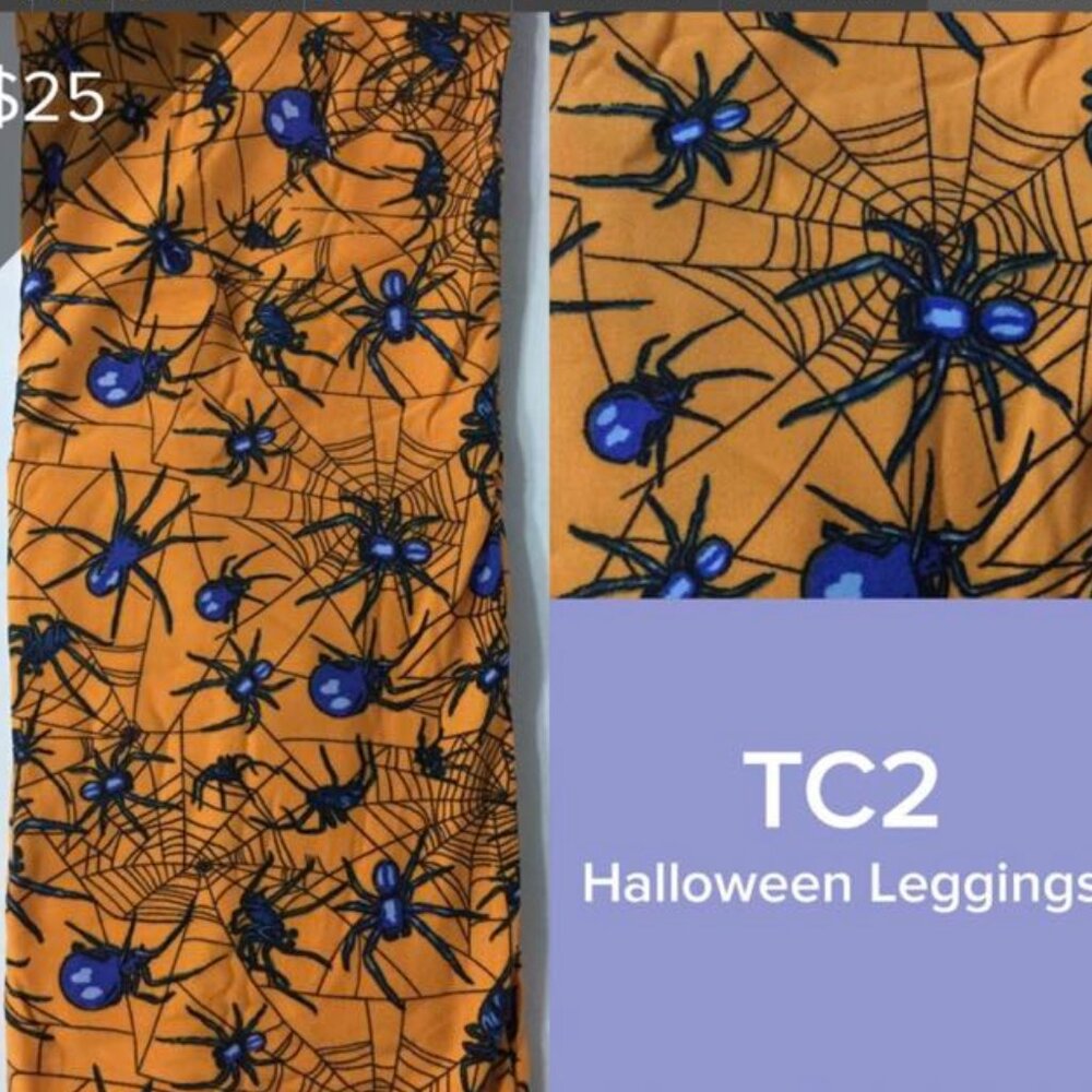 LuLaRoe Halloween leggings TC2 (sz 18+) $18 New